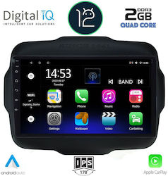 Digital IQ Car-Audiosystem für Jeep Rebell 2014> (Bluetooth/AUX/WiFi/GPS/Apple-Carplay) mit Touchscreen 9"