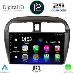 Digital IQ Car-Audiosystem für Mitsubishi Raumstern 2013-2020 (Bluetooth/USB/AUX/WiFi/GPS/Apple-Carplay) mit Touchscreen 9"