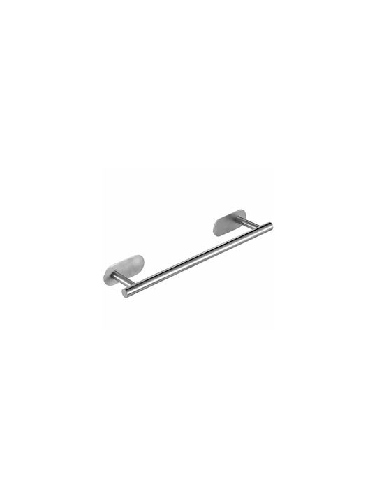 Aria Trade Single Wall-Mounted Bathroom Rail Inox