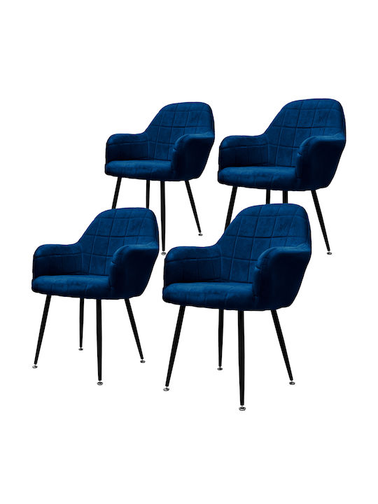 Chair Dining Room 45x47x83cm Blue