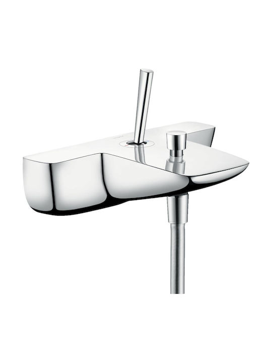 Hansgrohe Αναμεικτική Μπαταρία Μπανιέρας Ασημί