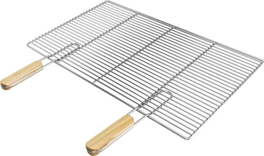 ECD Germany Doppelt Inox Grillrost Antihaft 67cmx40cmcm