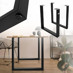 ML-Design Πτυσσόμενη Βάση Τραπεζιού Μεταλλική Μαύρη 70x74cm ML-Design Πτυσσόμενη Βάση Τραπεζιού Μεταλλική Μαύρη 70x74cm