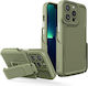 Shockproof Back Cover Silicone / Plastic Khaki (iPhone 14 Pro Max)