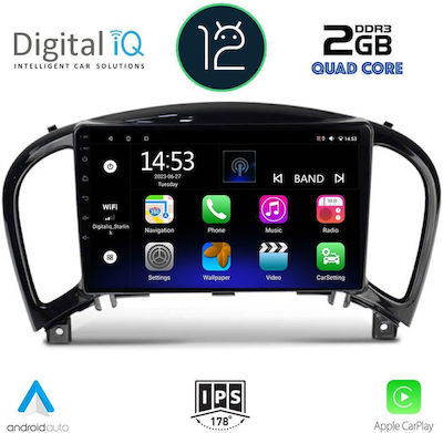 Digital IQ Car-Audiosystem für Nissan Juke 2009-2020 (Bluetooth/USB/WiFi/GPS/Apple-Carplay) mit Touchscreen 9"