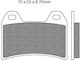 Motorcycle Brake Pads for Aprilia Dorsoduro Ktm SMC / DUKE / LC4 Yamaha XT