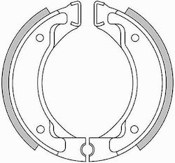 Saboți De Frână Partea Din Spate Pentru Yamaha Crypton F1Z-R Saboți De Frână Partea Din Spate Pentru Yamaha Crypton F1Z-R