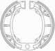 Front Brake Shoes for Triumph Daytona