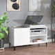 vidaXL Έπιπλο Hi-Fi Λευκό 38x84.5x48cm