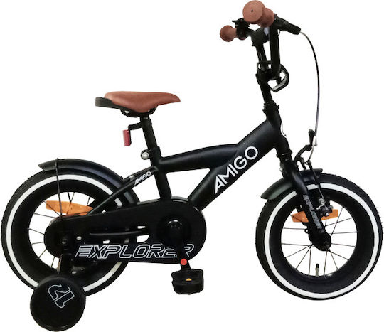 Amigo Explorer 12" Kinder Fahrrad BMX Schwarz