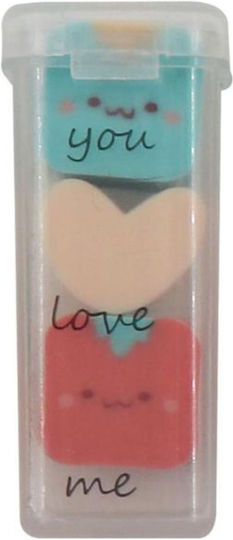The Littlies Eraser Set for Pencil and Pen 3pcs