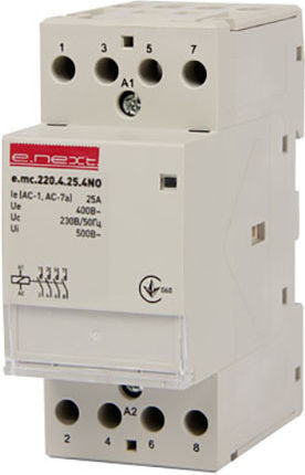 Redled Ρελέ Ράγας Ισχύος 63A Τετραπολικό με Τάση 230V