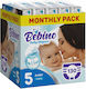 Bebino Πάνες με Αυτοκόλλητο Junior Monthly Pack...