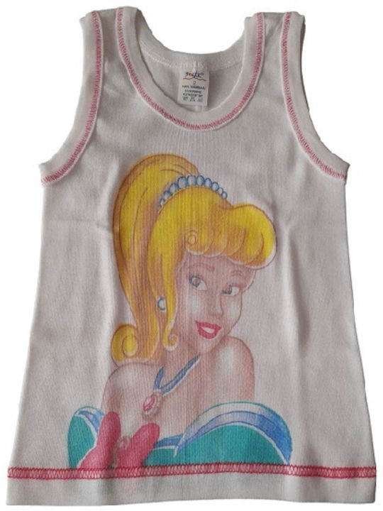 Bozer Kinder Unterhemd Tank-Top Weiß 1Stück