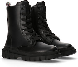 Tommy Hilfiger Women's Combat Boots Black