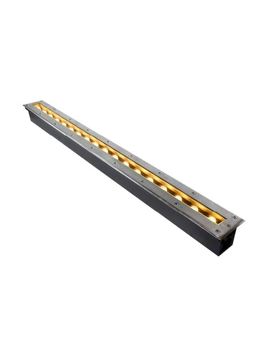 Geyer Εξωτερικό Φωτιστικό LED Wall Washer 36W με Φυσικό Λευκό Φως IP65 Γκρι