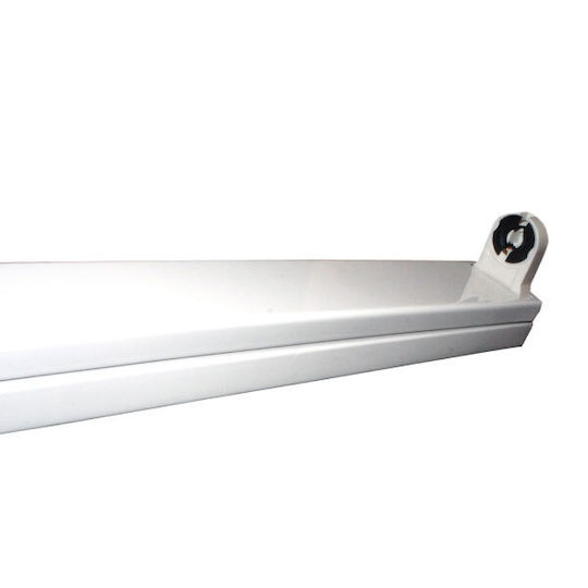 Redled Lighting Batten Single-Ended with 1 Slot for LED Lamp T8 150cm