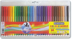 Centropen Μαρκαδόροι 1mm Σετ 30 χρώματα