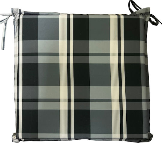 Mega Bazaar Waterproof Garden Chair Cushion Gray 40x45cm