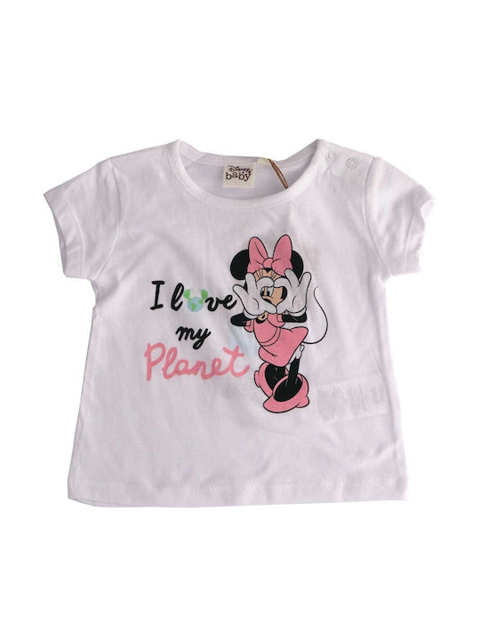 Disney Tricou pentru copii Alb