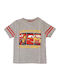 Kinder-T-Shirt Gray Cars