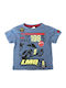 Kinder-T-Shirt Blau Cars