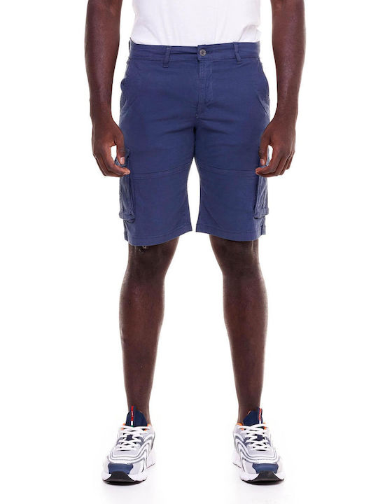 Leone 1947 Herrenshorts Cargo Blau