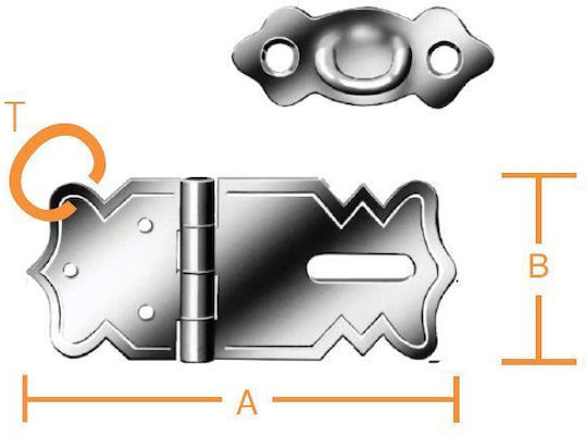 Vormann Accesorii Balama Mobilier din Metal 1buc 570200.0073