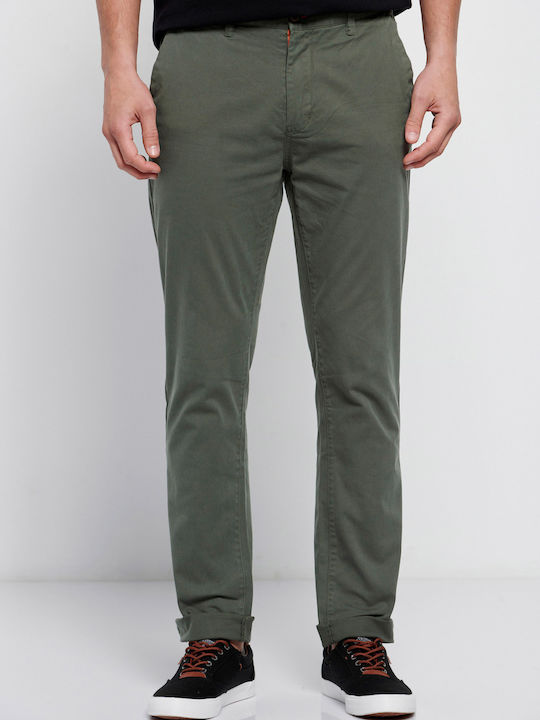 Funky Buddha Trousers Chino in Regular Fit Dust...