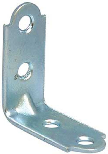 Vermetal Γωνία Ραφιού Γαλβανιζέ σε Ασημί Χρώμα 30x30mm 200τμχ 01-1001-Π