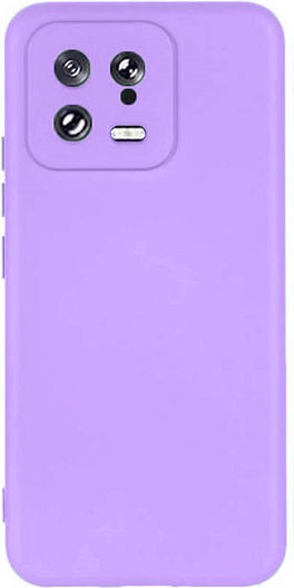 Soft Umschlag Rückseite Silikon Lila (Xiaomi 13)
