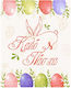 Grußkarte Ostern 9x11cm