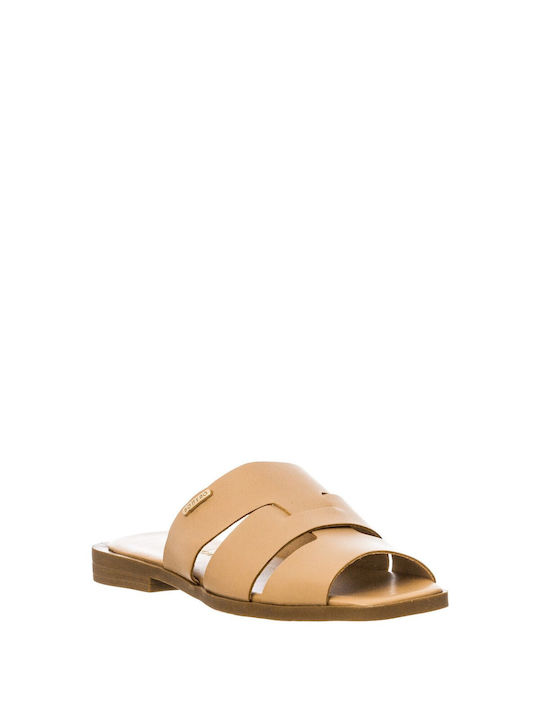 Bottero Leather Women's Sandals Beige