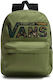 Vans Realm Flying V School Bag Backpack Junior High-High School in Khaki color