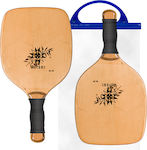 Set Strandrackets Beige mit Geradem Griff Schwarze