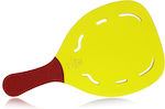 My Morseto Beach Racket Yellow with Straight Handle Red