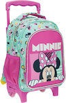 Gim Minnie Σχολική Τσάντα Τρόλεϊ Νηπιαγωγείου σε Ροζ χρώμα
