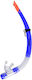 Extreme Extreme Blue Snorkel with Silicone Mouthpiece