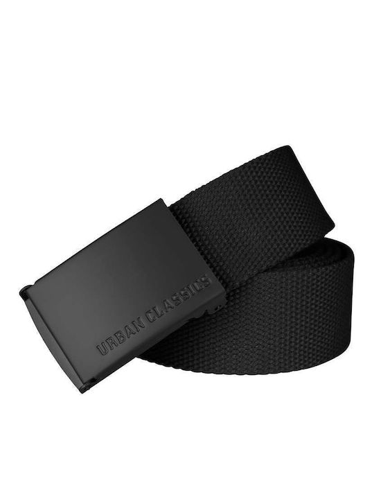 Urban Classics Curea pentru bărbați Din material textil Black/Black