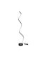 Heronia Vintage LED Floor Lamp H110xW20cm. with Natural White Light Black