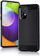 Hurtel Carbon Back Cover Σιλικόνης Μαύρο (Galax...