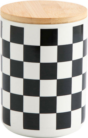 Etoile Vase General Use with Airtight Lid Ceramic 800ml