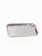 Metall Quadratisch Serviertablett in Silber Farbe BBAY-26717 1Stück