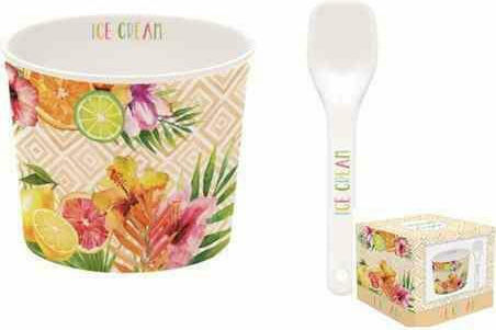 Easylife Ice Cream Serving Bowl Round made of Porcelain with Diameter 8.5cm Easylife Ice Cream Serving Bowl Round made of Porcelain with Diameter 8.5cm