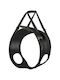 Trixie Dog Harness Walking Aid Black Medium 55-65cm 19406