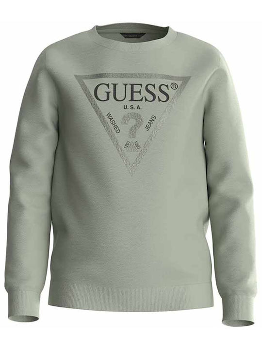 Guess Παιδικό Φούτερ Χακί