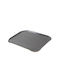 Alkan Kunststoff Rechteckig Serviertablett in Gray Farbe 43x33cm DEC330430ML-SM 1Stück