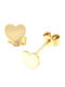 Ios Kids Earrings Studs Hearts from Gold 9K