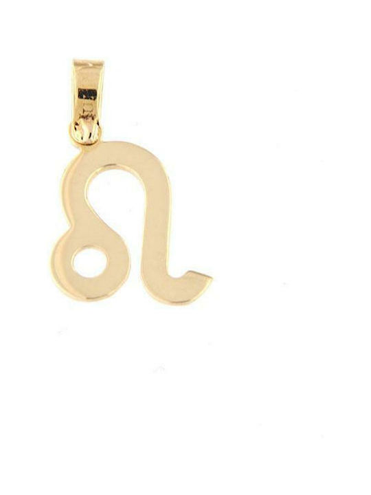 Ηώς Gold Zodiac Sign Kids Pendant 14K Ζ137