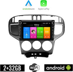 Kirosiwa Car-Audiosystem für Hyundai Matrix 2001-2010 (Bluetooth/USB/WiFi/GPS/Apple-Carplay/Android-Auto) mit Touchscreen 8"